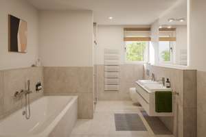 GROSSZÜGIGE DREI ZIMMER NEUBAU-WOHNUNG  IN PERFEKTE LAGE HARLACHING – Reisachstraße 9, 81545 Harlaching, München – Vorschaubild 3