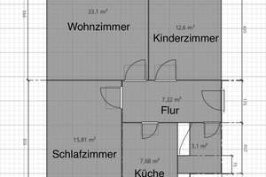 Vollständig renovierte Wohnung mit drei Zimmern sowie Balkon und Einbauküche in Salzgitter – Kurt-Schuhmacher-Ring 23, 38228 Lebenstedt, Salzgitter – Vorschaubild 11