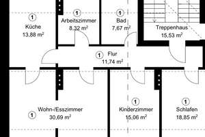 Schöne 5 Zimmer Wohnung in Schwabing West – Clemensstraße 75, 80796 Neuschwabing, München – Vorschaubild 9
