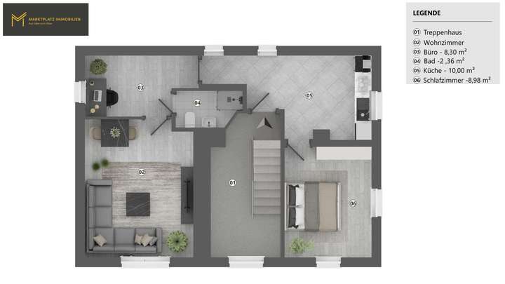 Vermietetes 1.OG Haupthaus