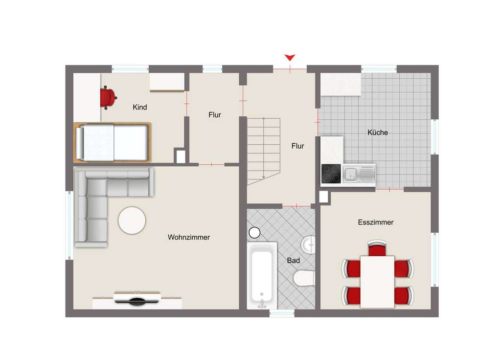 Immobilie in Wallersdorf - Ruhiges Wohnen mit Garten in Wallersdorf  - Bild 2