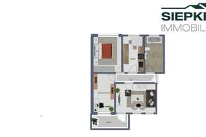 Helle 3‑Zimmer‑Wohnung mit Balkon und Garage in ruhiger Lage – Die vollständige Adresse der Immobilie erhältst du vom Anbieter., 38122 Broitzem, Braunschweig – Vorschaubild 25