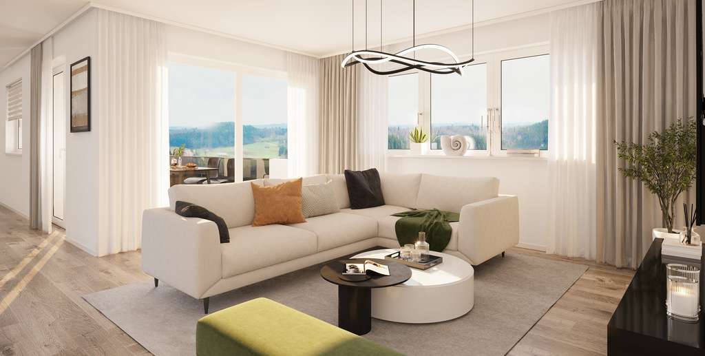 Immobilie in Bitz - Exklusives Wohnen mit Alpenblick - Bild 2