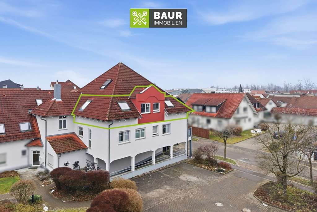 Immobilie in Meckenbeuren - 360°| Kompakt, charmant, bezahlbar – Dachgeschosswohnung mit Balkon in Meckenbeuren - Bild 2