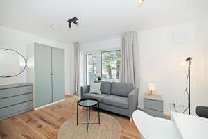 Modern möbliertes 1-Zimmer-Apartment mit großzügigem Raumgefühl