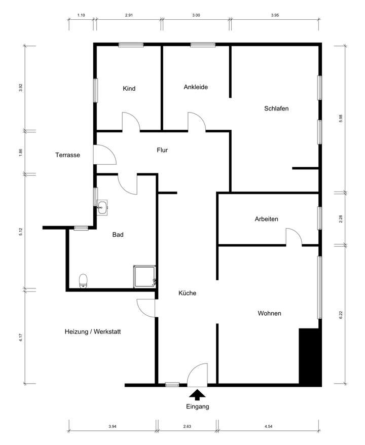 Grundriss Erdgeschoss