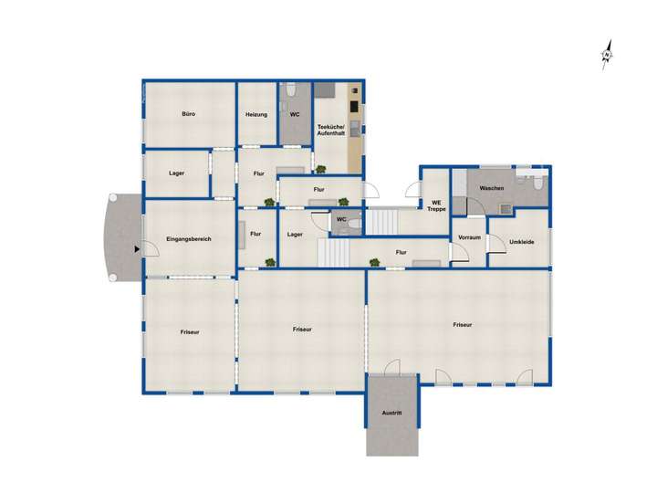 Grundriss Gewerbe Erdgeschoss