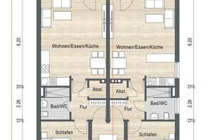 Hofgartennähe #1: Schöne 2 Zi Whg im Hochparterre mit großer Terrasse, EBK und Duschbad – Die vollständige Adresse der Immobilie erhältst du vom Anbieter., 95444 City, Bayreuth – Vorschaubild 11