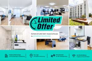 Möbliertes All-In Apartment | WLAN, Strom & Fitness inklusive | Erstbezug 2024