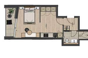 Kompaktes Apartment in München Schwabing – Kunigundenstraße 2, 80802 Münchner Freiheit, München – Vorschaubild 2
