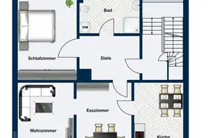 Saniertes und renditestarkes Mehrfamilienhaus in zentraler Lage - Ideal für Kapitalanleger – Kaiserslautern – Vorschaubild 22
