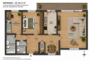 Wohnen mit Charakter: Saniertes Apartment in Köln-Dellbrück
