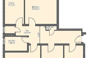 Anlageobjekt: gepflegte 4-Zimmerwohnung in ruhiger Lage – Maarweg 43, 53123 Duisdorf, Bonn – Vorschaubild 10