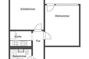 Barrierefreie 2-Zimmer-Wohnung mit Loggia & Aufzug in ruhiger Sackgassenlage von Mainz-Marienborn – Die vollständige Adresse der Immobilie erhältst du vom Anbieter., 55127 Marienborn, Mainz – Vorschaubild 6