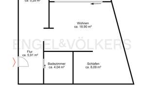 Komfortable 1-Zimmer-Dachgeschosswohnung mit Loggia und Stellplatz in Bremen-Huckelriede! – Die vollständige Adresse der Immobilie erhältst du vom Anbieter., 28201 Huckelriede, Bremen – Vorschaubild 13