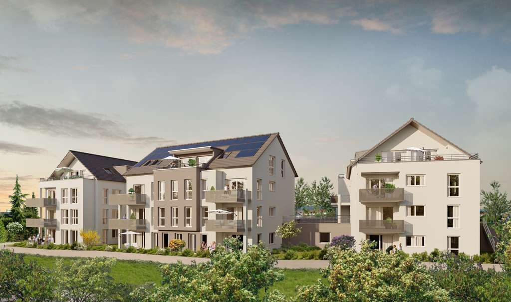 Immobilie in Neckartailfingen - Großzügige 3-Zimmerwohnung mit Balkon und Gartenanteil - Bild 1