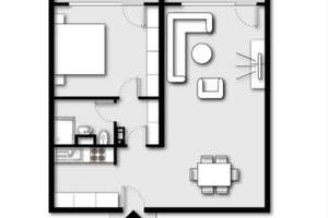 2,5-Zimmer Wohnung im Hochschulviertel, Hagen – Roggenkamp8 8, 58093 Hochschulviertel, Hagen – Vorschaubild 1