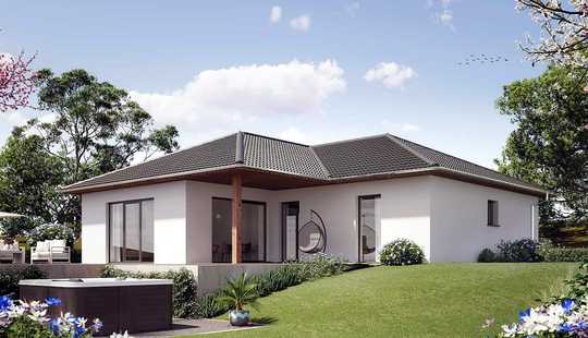 Bild von Moderner Bungalow mit überdachter Terrasse und großem Grundstück!