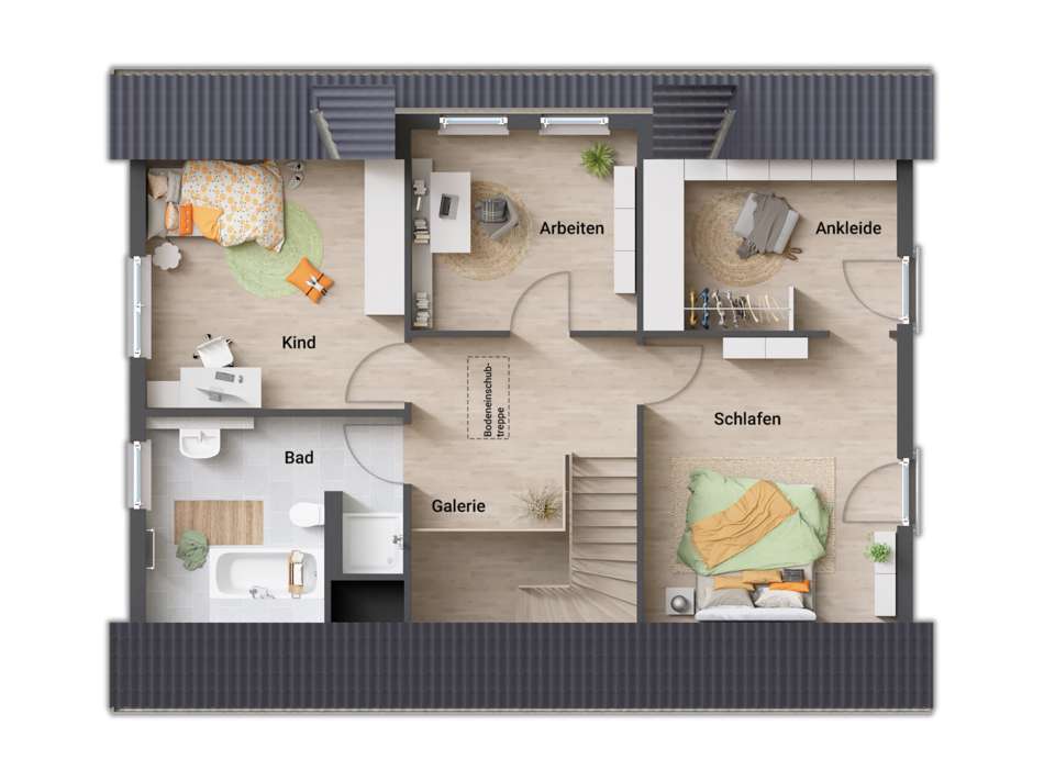 Grundrissbeipsiel OG