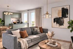 2-Zimmer Neubau Wohnung mit Garten in Aubing