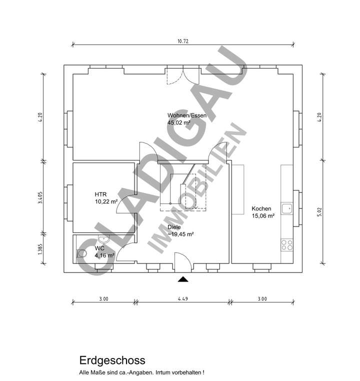 Grundriss Erdgeschoss