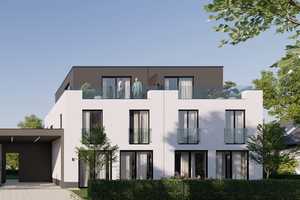 Neubau Doppelhaushälfte im Bauhaus-Design in zentraler Lage in Bogenhausen – München – Vorschaubild 2