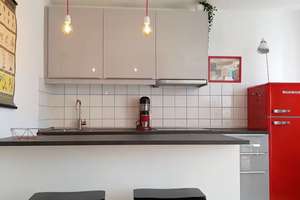 voll möbliert: Kompaktes 1-Zimmer-Loft direkt am Bilk S - Hofausrichtung – Brunnenstraße 19, 40223 Bilk, Düsseldorf – Vorschaubild 13