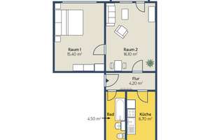 Mit Balkon und Tageslichtbad / Erstbezug nach Ausbau ab Juli  – Uhrigstr. 11, 4159 Möckern, Leipzig – Vorschaubild 2