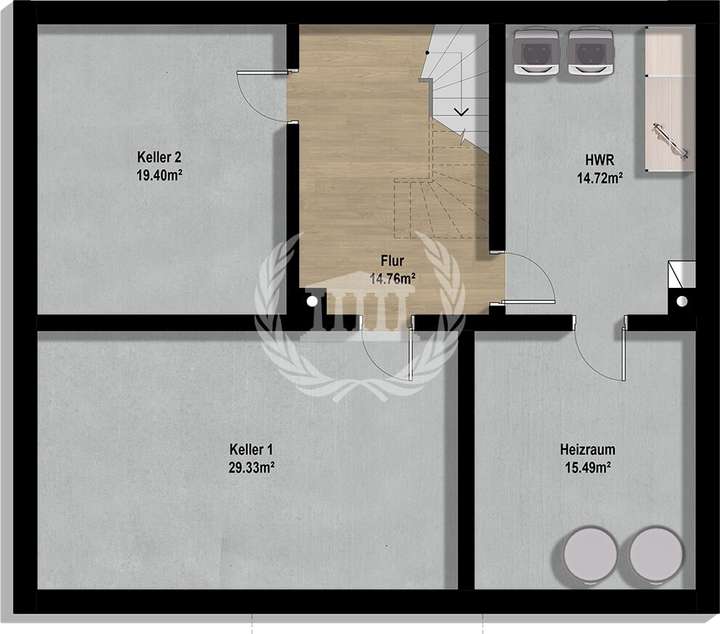 Kellergeschoss Teublitz