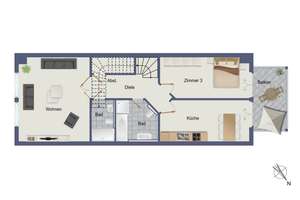 NEU: Licht, Raum und Atmosphäre: Maisonette in denkmalgeschütztem Ensemble – Die vollständige Adresse der Immobilie erhältst du vom Anbieter., 4103 Zentrum-Südost, Leipzig – Vorschaubild 11
