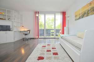 Schickes möbliertes 1-Zimmer Apartment mit Balkon und Internet in Wiesbaden Südost – Die vollständige Adresse der Immobilie erhältst du vom Anbieter., 65189 Südost, Wiesbaden – Vorschaubild 1