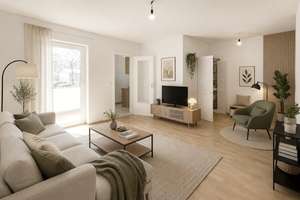 Ruhig gelegene und renovierte 1,5 Zi.-Whg. mit Süd-Balkon und Einbauküche in Top-Lage von Laim