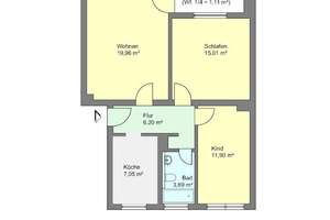Im Grünen gelegene 3-Zimmer-Wohnung – Göllenkamp 5, 44357 Bodelschwingh, Dortmund – Vorschaubild 4