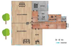 3-Zimmer-Etagenwohnung in zentraler Lage  – K 3,1, 68159 Innenstadt/Jungbusch, Mannheim – Vorschaubild 8