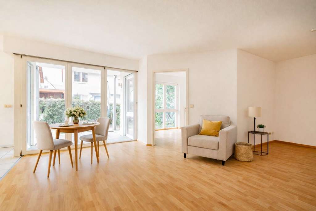 Immobilie in Kirchzarten - Bezugsfreie 2-Zimmer-Erdgeschosswohnung im Wohnpark Kirchzarten - Bild 0