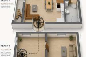 Maisonette-Wohnung in Berlin-Frohnau | Loggia, wohnlich ausgebautes Souterrain & Stellplatz – Die vollständige Adresse der Immobilie erhältst du vom Anbieter., 13465 Frohnau, Berlin – Vorschaubild 26