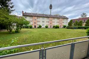 Gemütliche 2-Zimmer-Wohnung im Hochparterre mit Blick auf den Fernmeldeturm