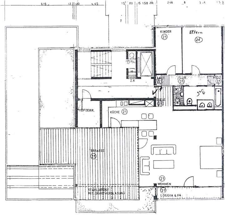 Grundriss Wohnung Bensberg