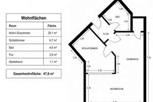 Investment-Highlight: sanierte und vermietet 2-Zimmer-Wohnung mit 6% Rendite – Zimmermannstraße -, 8060 Marienthal Ost, Zwickau – Vorschaubild 4