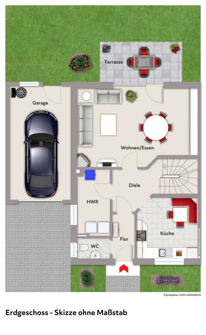 Grundriss Erdgeschoss