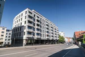 Urban wohnen mit Freiraum – 2-Zimmer-Neubauwohnung mit zwei Balkonen im Zentrum Augsburgs – Schmiedberg 6, 86152 Jakobervorstadt-Nord, Augsburg – Vorschaubild 14