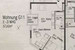 Citypark Karlsruhe: Moderne 2-Zi.-WHG (57 m²) mit Loggia & Aufzug  – Amalie-Baader-Straße 6, 76137 Südstadt, Karlsruhe – Vorschaubild 12