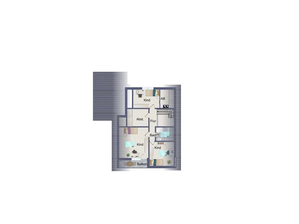 Grundriss Dachgeschoss