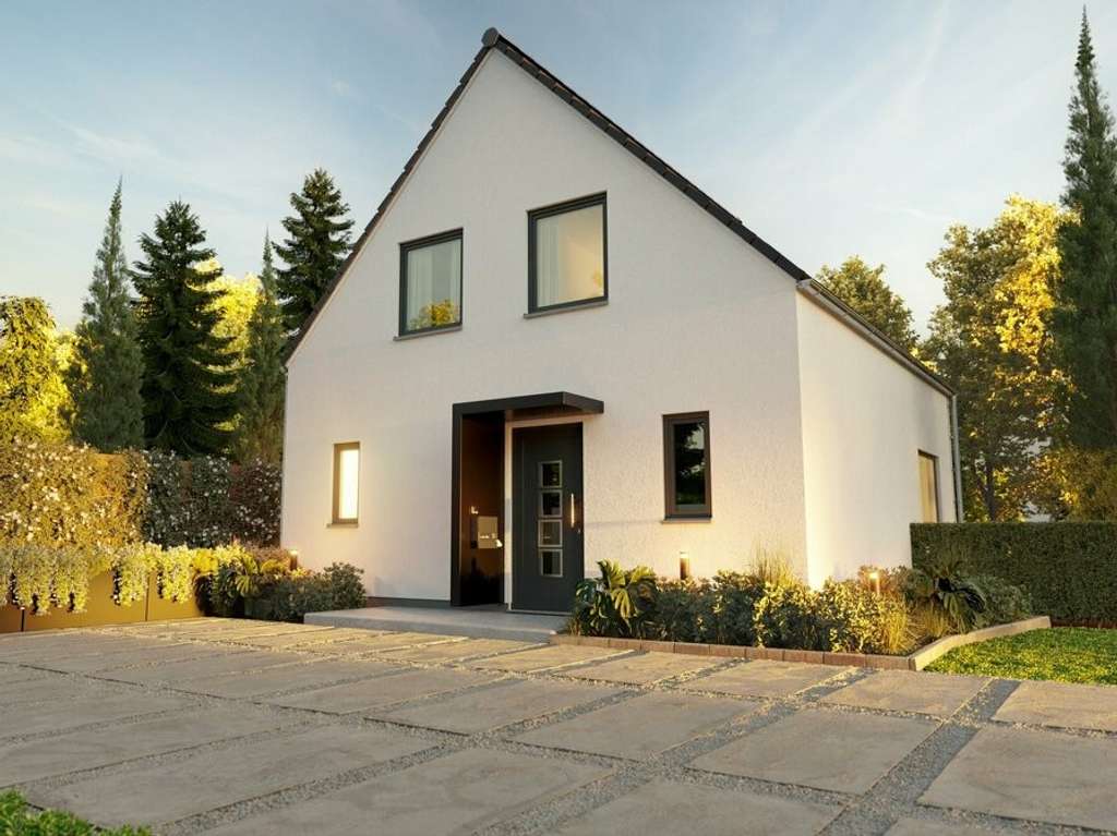 Immobilie in Steyerberg - Attraktives Familienhaus in Steyerberg - Raumwunder mit modernem Komfort - Bild 1