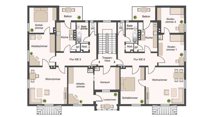 Grundriss 2. Obergeschoss