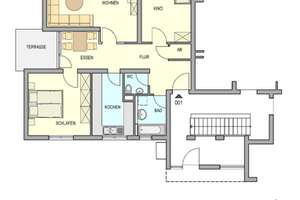 Erstbezug nach Sanierung - 3 Zimmer EG Wohnung 10307/1521/1 – Köstlinstraße 152 a, 70499 Wolfbusch, Stuttgart – Vorschaubild 2