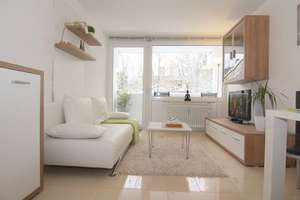 Moderne möblierte 1-Zimmer Wohnung mit Balkon in Milbertshofen – Schleißheimer Straße 257, 80809 Am Riesenfeld, München – Vorschaubild 14