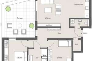Penthouse in Ulms Weststadt 3-Zimmer – Multscherstr 11, 89077 Weststadt, Ulm – Vorschaubild 2