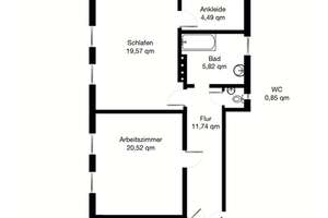 Schöne 3 Zimmer Altbauwohnung mit Terrasse – 24159 Pries, Kiel – Vorschaubild 12