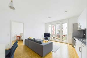 2-Zimmer-Neubauwohnung in Mitte mit Parkett und Balkon